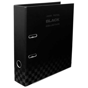 Папка с арочным механизмом TOTAL BLACK  A4 75 мм разобранная 3091309