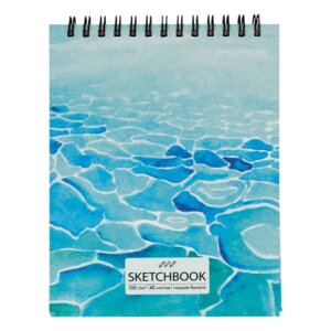 Скетчбук 40л Аgua Спираль ТС6405041