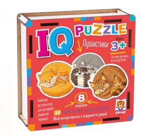 IQ Пазл деревянный Пушистики 3+