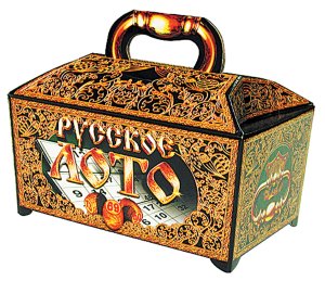 Лото Русское Картонный ларец 00142