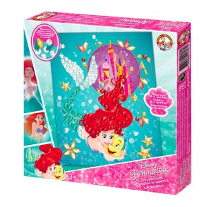 Набор для творчества Аппликация из пайеток и страз Ариэль 01827