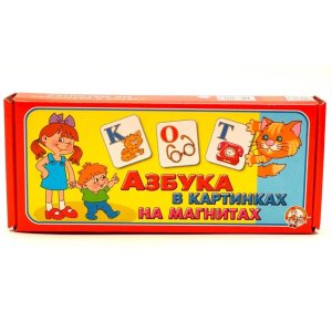 Магнитные карточки Азбука в картинках 00248