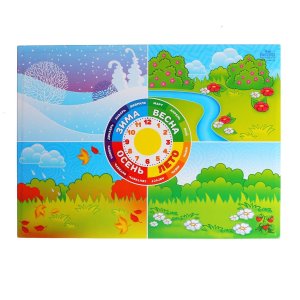 Конструктор Магнитный планшет Времена года 3603721