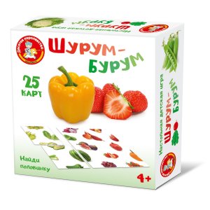 Игра Наст Шурум Бурум Найди половинку Овощи Фрукты 05126