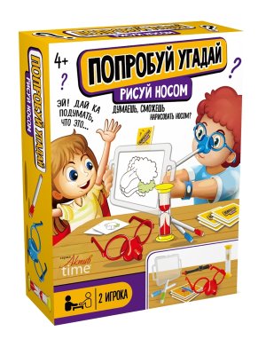 Игра наст Попробуй угадай Рисуй носом 70012
