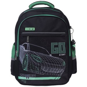 Рюкзак LIGHT На старт 38х29х14,5см полиэстер нагрудная стяжка светоотраж 2 отд 3 карм NRk_15125