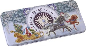 Подарочная коробочка Новогодние часы 76349