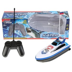 Катер на Р/У 10*36*12 см Белый