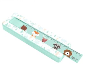 Пенал в комплекте с линейкой ЖИВОТНЫЕ без наполнения 21х6.4х2.5см 53904
