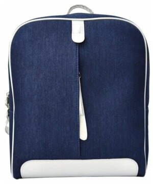 Рюкзак 1 отделение Серебро 29х35х9см хлопчатобумажная джинсовая ткань 51681