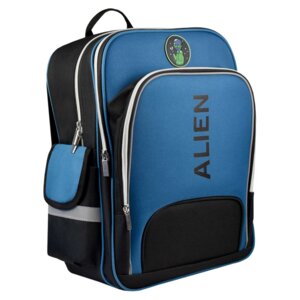 Рюкзак школьный 2 отд 29х38х14см Инопланетяне полиэстер 59283