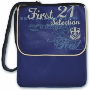 Сумка подростковая 25*30*3см Колледж Синий допол отд  32749