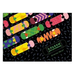 Альбом 40л Яркие Краски 60281