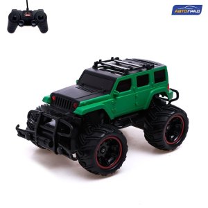 Автоград Джип Бигфут 1:20 радиоупр раб от акк цвет зеленый 7364912