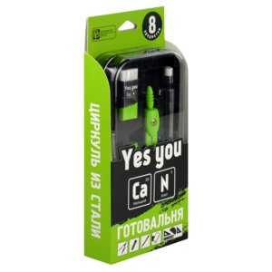 Готовальня циркуль сменные грифели 15шт механич карандаш набор линеек Зеленый 62703