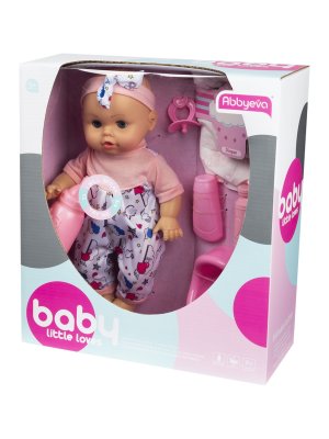 Пупс функциональный 26см Cute Kid Doll с аксессуарами пьет писает звук 4 режима 1000145
