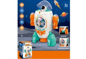 Ракета с космонавтом со свет и звук эффектом 1002085