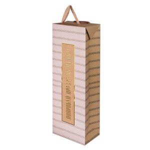 Бумажный пакет под бутылку Попробуй жизнь 79665