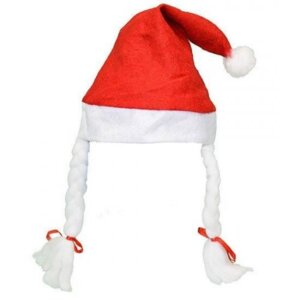 Новогодний колпак с косичками 82140