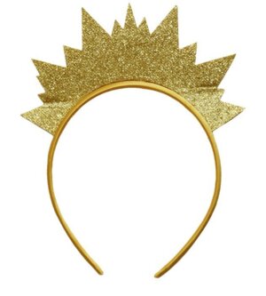 Карнавальный ободок Корона золотистая 86530