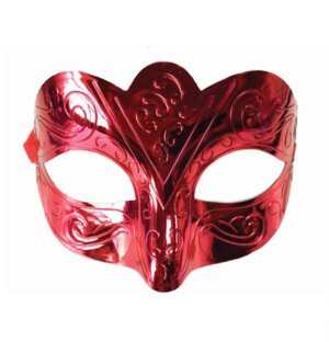 Карнавальная маска Красная 78200