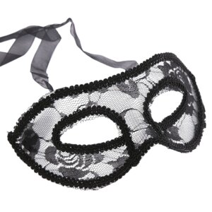 Карнавальная маска Черная 78197