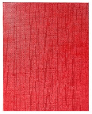 Тетрадь  48л Клетка Бумвинил METALLIC Красная 48Т5бвВ1