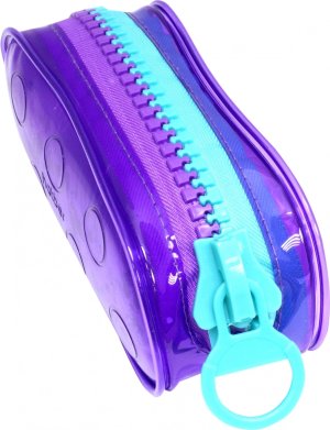 Пенал 1 секц 20,5х7х8см на молнии ZIPPER Violet ПВХ NPn_51281