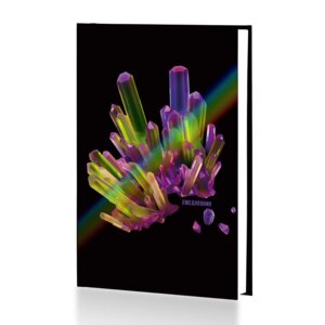 Ежедневник 128л недатир А5 Радужные кристаллы ЕЖФ24512827