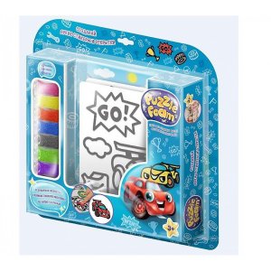 Шариковый пластилин модели Puzzle Foam Гонки 