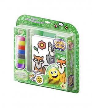 Шариковый пластилин модели Puzzle Foam Сказка Колобок 