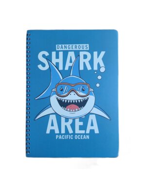 Блокнот 80л Линия SHARK 4 диз 18*25см Евроспираль M-8415