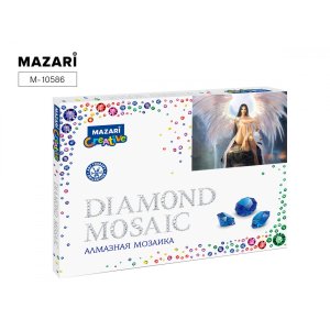 Алмазная мозаика ДЕВУШКА АНГЕЛ 30х40 см частичная выкладка M-10586*