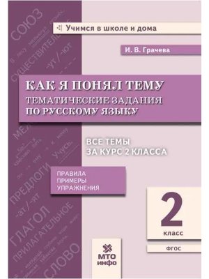 *Рус яз  2 Как я понял тему Тематич зад Правила примеры упр