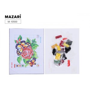 Набор для вышивания бисером В наборе схема канва белая 20х29 10500