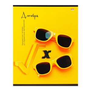 Тетрадь предм 48л Клетка Алгебра На контрасте 48-1015