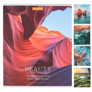 Тетрадь  48л Клетка Невероятная Природа ТМ Collezione диз в сп асс Т48-3610