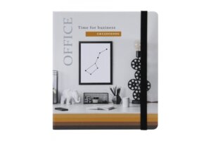 Ежедневник  80л недатир А5 Превосходный Офис скрытый гребень на резинке 80-3561