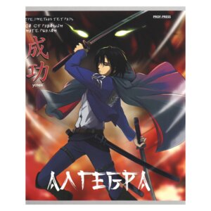 Тетрадь предм 48л Клетка Алгебра Аниме 48-9414