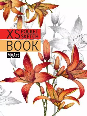 Скетчбук  48л Лилии MyArt XS Pocket 95х138х11см 78365-1