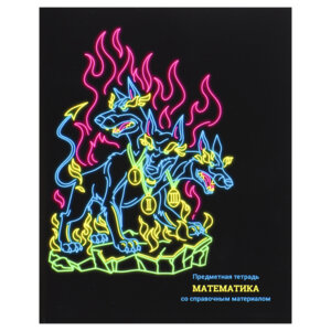 Тетрадь  48л Клетка NEON Математика твин-лак неон 48-9688