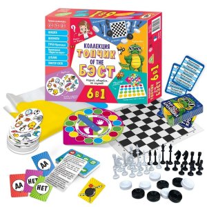 Подарочный набор 6в1 Коллекция игр ТОПЧИК OF THE БЕСТ 02080