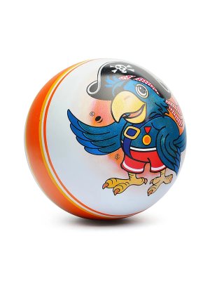 Мяч 125мм Попугай пират в асс Р1-125