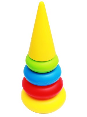 Пирамидка Гигант 35 см 5 деталей И-1908