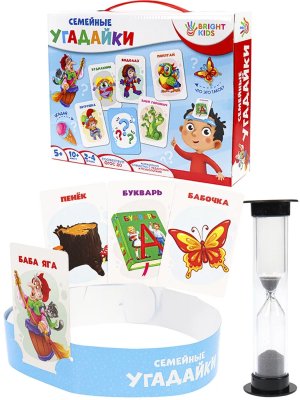 Развивающая игра УГАДАЙКИ СЕМЕЙНЫЕ BRIGHT KIDS ИН-7618