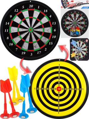 Дартс Меткость 3 34 см 6 дротиков с магнитами крючок в компл Y23414034