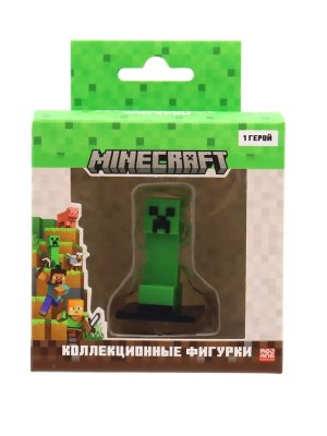 Коллекционный топпер Minecraft Зеленый крипер