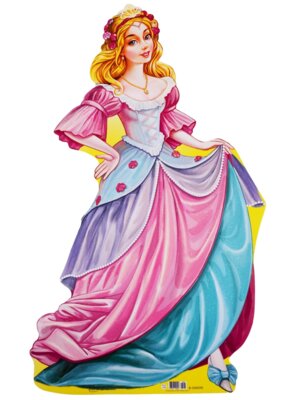 Плакат фигурный Принцесса Ф-6656