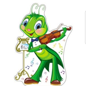 Плакат фигурный Кузнечик Ф-8068