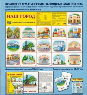 Плакат Наш город